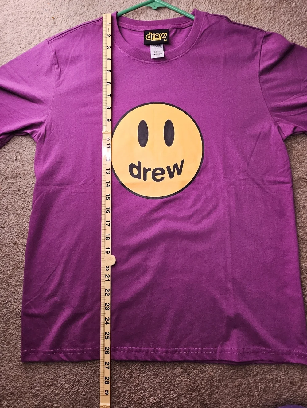 Drew House Mascot Purple T Shirt - Picture 5 of 6
